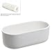 Modern Oval Design White Ceramic Succulent Plant Holder/Decorative Cactus Flower Planter Pot