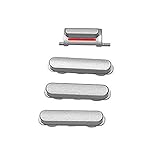 On Off Power Volume Side Button Mute Silent Switch Replacement Part for Iphone 6 Plus (Silver)