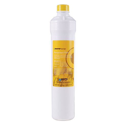 Watts Premier Annual RO Pure Plus 6-Pack Filtration Kit for Zero/Pure Plus Reverse Osmosis System, Push Button Water Filter Replacement, 2 Sediment Filters, 2 Carbon Pre-Filters, VOC, Membrane