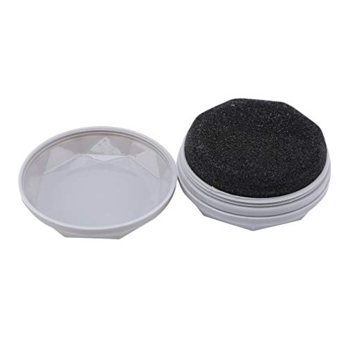 DearAnswer Macaron Color Round Portable Shoe Polish Sponge Oil Brush Wax Sponge Shoes Brush,Gray