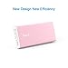 20000mAh Portable Charger, iXCC Power Battery Pack 3.4A Output 2-Port Power Bank (2.0 A Input, Dual ChargeWise 2.0 USB Ports Li-polymer Battery) Portable Battery Charger for iPhone, iPad, Galaxy- Pink