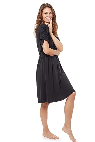 PROFILE BY GOTTEX WOMEN’S STANDARD FLORENCE JERSEY TUNIC BLACK