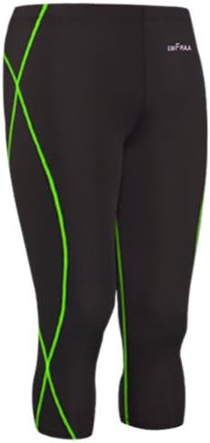 Emfraa Mens Womens undergarments 3 quarter capri yoga pants XXL