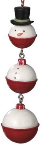 Snowman Bobber Christmas Ornament