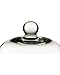 CYS EXCEL Glass Bell Dome Cloche With Glass Base (H:10.5