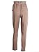 BerryGo Women's Casual Loose High Waist Stretchy Skinny Slim Long Pants (Light Tan,M)