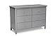 Delta Children Haven 6 Drawer Dresser, Grey
