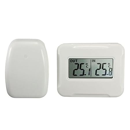 EsportsMJJ Indoor Outdoor Digital Lcd Drahtlos Thermometer Temperatur Sensor Gauge 433 Mhz