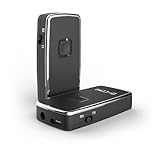 G-Cord® Bluetooth Receiver and Transmitter, Hands-Free Car Kits, Mini Wireless Bluetooth Adapter for Home/ Car Audio System (Black)