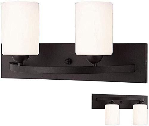 Vanity Bath Light Bar Interior Lighting Fixture (Oil Rubbed Bronze, 2 Lights) - Thumbnail 3