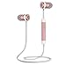 Bluetooth Headphones, AutumnFall Bluetooth Wireless Sports Earbuds Earphones with Mic (Rose Gold)