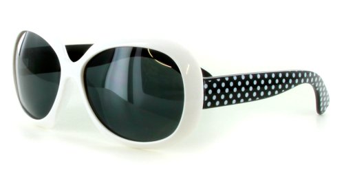 ALOHA EYEWEAR GIRLS "POLKA DOTS" SQUARE 44MM POLARIZED SUNGLASSES