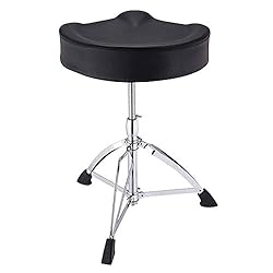 AW Saddle Drum Throne Drummer Stool Round Seat