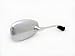 MMG Universal Fit Adjustable Mirror Set, 8mm RH/RH Thread (M8/1.25), Chrome Oval Shape, Motorcycle Scooter (0809)