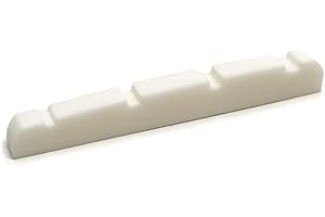 Vintage Forge 42mm Flat Bottom Slotted Bone Nut Compatible with Fender Precision P-Bass Electric Bass BNT-400W