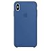 iPhone XR Liquid Silicone Case Fits iPhone XR (6.1 inch), Gel Rubber Protection Shockproof Cover Case with Soft Microfiber Cloth Lining Cushion (Delft Blue)