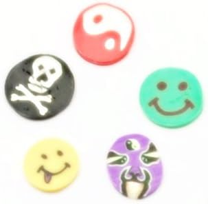 Happy Face Slices Clay Cane Crafts/Nail art