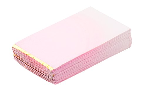 Sugar & Cloth Rectangle Paper Dinner Napkins, Pink Ombre with Gold Edge, 32 Count