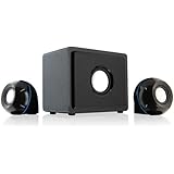 GPX HT12B 2.1 Channel Home Theater Speaker System (Black,3)