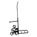 VEVOR Stair Climbing Cart 330lbs Capacity, Portable Folding Trolley with 6 Wheels, Stair Climber Hand Truck with Adjustable Handle for Pulling, All Terrain Heavy Duty Dolly Cart for Stairs