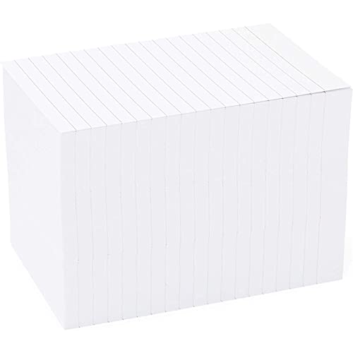 Portrait Style Vertically Ruled Index Cards, Checklist (3 x 5 In, 300