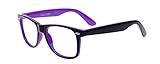 Outray Unisex Retro 80' Clear Lens Glasses 2231C4 Purple