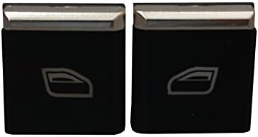 BDP643-1 2 Pieces Front Windows Main Switch Button Cap Cover 7PP959858R DML for Porsche