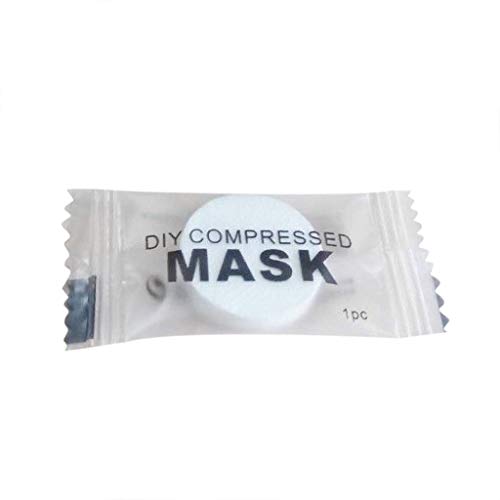 Compression Mask,Fheaven DIY Disposable Compressed Facial Mask Sheet Beauty Mask Paper Cotton Masque Mask (B)