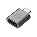 [2 Pack] nonda USB-C to USB 3.0 Mini Adapter, Aluminum Body with Indicator LED for Macbook Pro 2016, MacBook 12-inch and other Type-C Devices (Space Gray)