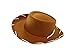 Child Western 1950's Style Kids Cowboy Ranch Hat, Brown, One Size