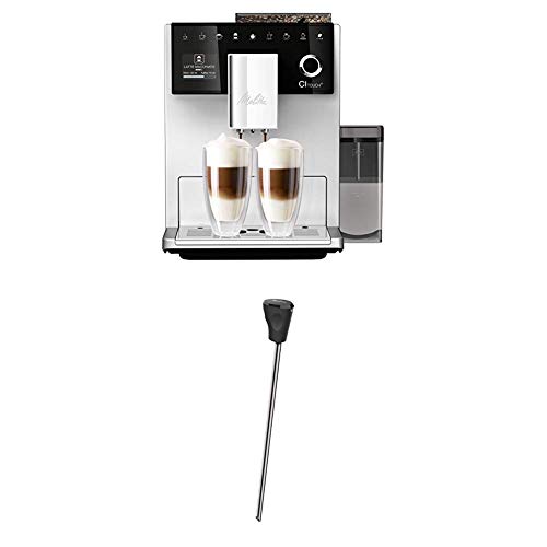 Melitta CI Touch F630-101 Kaffeevollautomat mit Milchbehälter | Flüsterleises Mahlwerk | One Touch Funktion | 10…