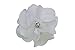 Ruby Satin Flower Hair Clip By Funny Girl Designs (White)