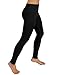 ODODOS Power Flex Yoga Pants Tummy Control Workout Non See-Through Leggings with Pocket,Black,X-Large