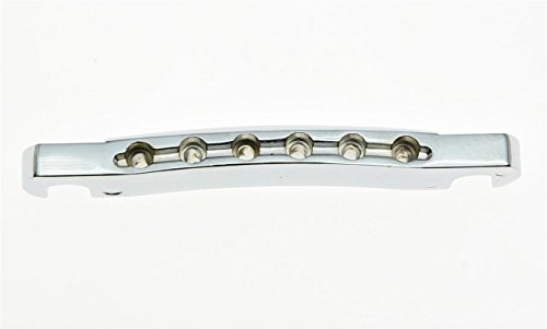 LP Style Guitar Tune-o-Matic Tailpiece Stop Bar for Les Paul SG Chrome