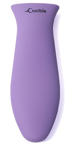 Crucible Cookware Silicone Hot Handle Holders (Large, Purple)