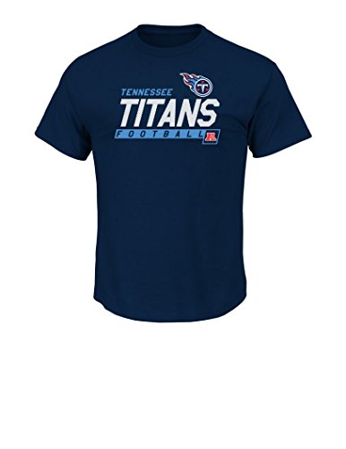 NFL Tennessee Titans Men's Short Sleeve Basic Tee, Small, Navy