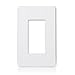Maxxima 10 Pack 1 Gang Decorative Outlet - Screwless Multi Outlet Wall Plate, White, Standard Size, Perfect for Household Indoor Light Switches, Dimmers, or Timers, UL Listed