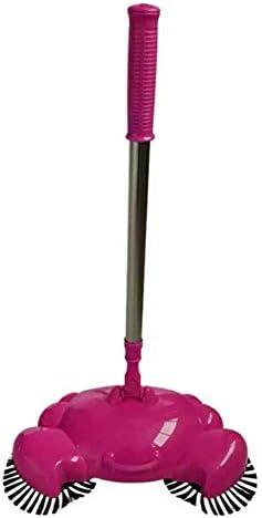 3 in 1 Household Hand Push Automatic Sweeping Robot Broom Dustpan and Trash Bin, Multi-Functional Floor Vacuum Cleaner without Electricity