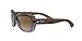 Ray-Ban Womens RB4101 Jackie Ohh Butterfly Sunglasses, Brown Gradient Lilac/Light Brown Gradient Brown, 58 mm