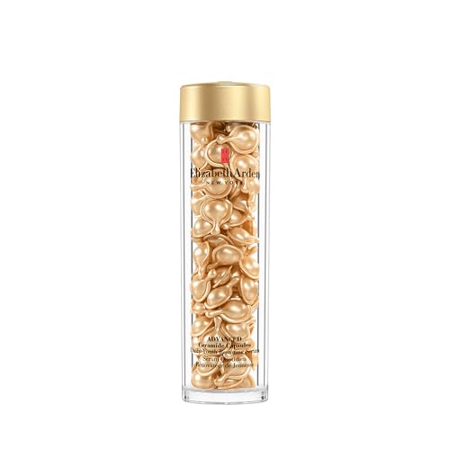 - Advanced Ceramides Serum Kapseln, mit Tsubaki-Öl, dreifacher Anti-Aging-Effekt, verjüngt, repariert, spendet Feuchtigkeit und glättet Falten, Einzeldosis - 90 Kapseln
