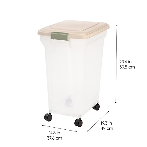 IRIS USA 67 Quart Airtight Pet Food Storage Container Pricepulse