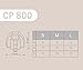 SpinFit CP800 for Thin IEM Nozzle - L - Patented Silicone Eartips for Replacement (2 Pairs) (for Nozzle diamter from 3-3.5mm)