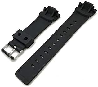 Silicone Watchband for Casio G Shock Replacement Band Strap Watch Accessories GAW 100/GLX/GA 200/150/201/300/310/GAS 100,Black