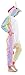 USTOP Unicorn Adult Animal Kigurumi Cosplay Costume Pajamas Onesies (S(148cm-160cm), Colorful Unicorn)