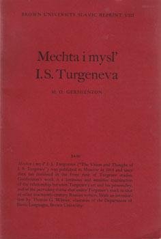 Mechta I Mysl' I S Turgeneva