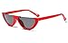 FEISEDY Cat Eye Half Frame Sunglasses Womens Retro Clout Goggles B2282