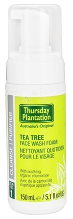 thursday tea tree face wash