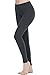 Oalka Women Power Flex Yoga Pants Workout Running Leggings Charcoal Mthumb 2