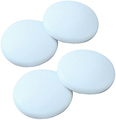 Chansea Wall Protector Plate Door Knob Handle Stopper Self Adhesive Round Furniture Bumpers Guard (4 Pack)