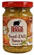 Block Foods Block House Mustard-Dill Sauce (80Ml Glass)